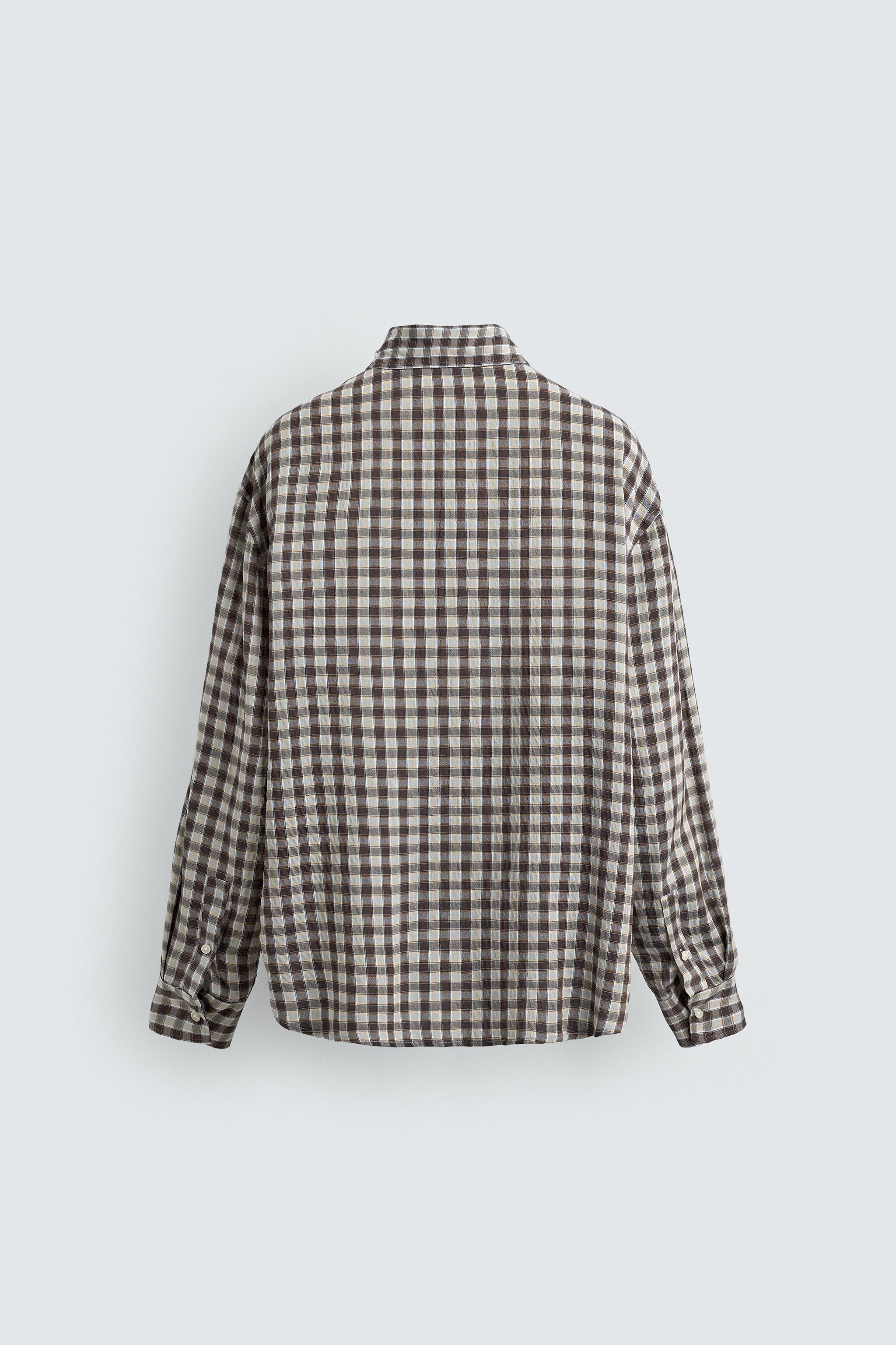CHEMISE FLUIDE À CARREAUX